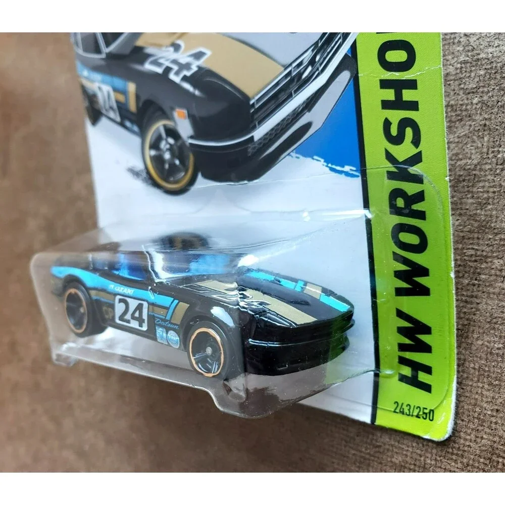 2015 Hot Wheel DATSUN 240Z HW WORKSHOP THEN NOW Black 243/250 1:64 COOPER LIP MC